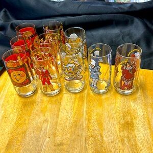 10 Burger King Character Glasses